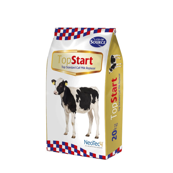 Top Start Calf Milk Replacer pallet deal price shown