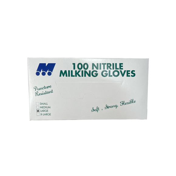 Milking gloves blue