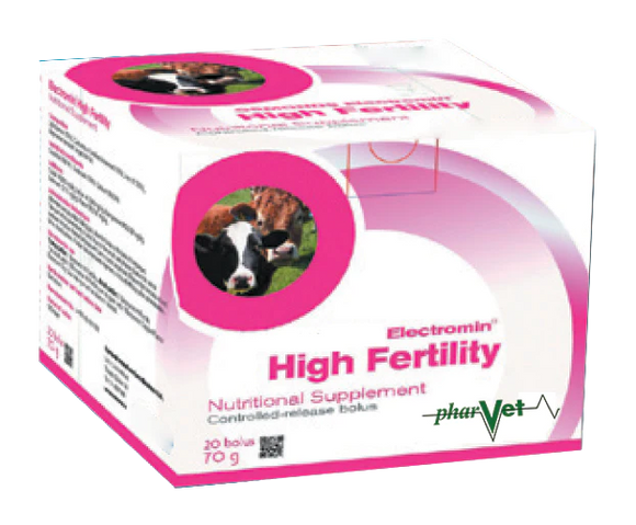 Electromin High Fertility High Iodine Bolus 20's