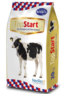 Top Start Calf Milk Replacer pallet deal price shown